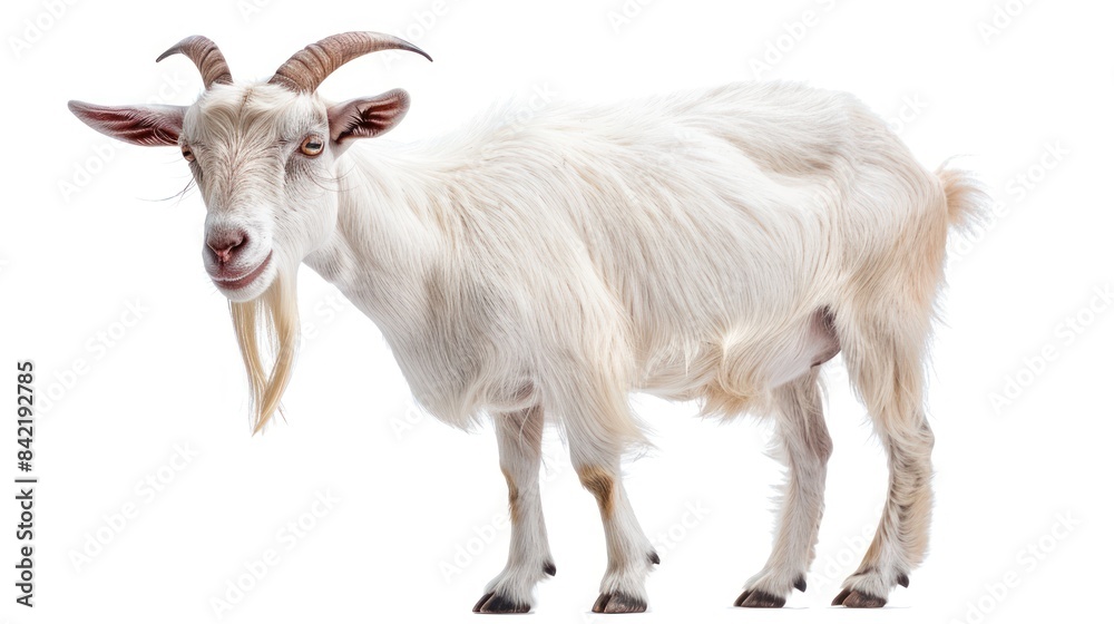 Goat full body clearly photo on white background , Goat full body clearly photo on white background ,