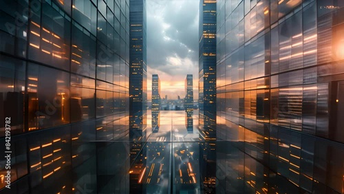 Explore facade lighting in architecture, transforming buildings with stunning visual effects and enhancing aesthetics through innovative design.generative ai