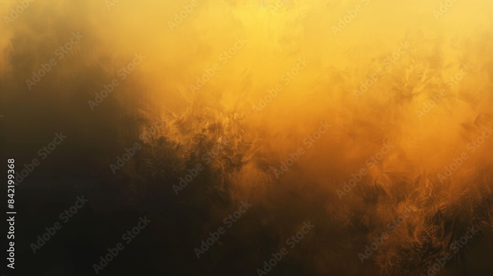 Abstract Golden and Dark Gradient Texture, Generative AI Abstract Golden and Dark Gradient Texture, Generative AI