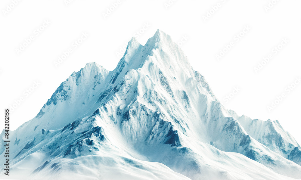 custom made wallpaper toronto digitalSnow mountain isolated on white background