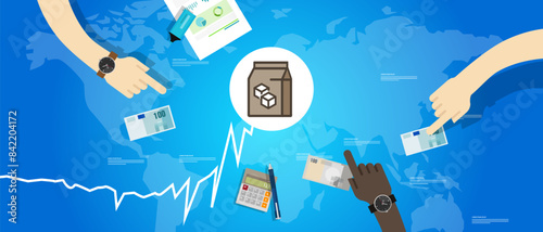 Sugar white price goes up rising increase in global commodity market trade export transaction