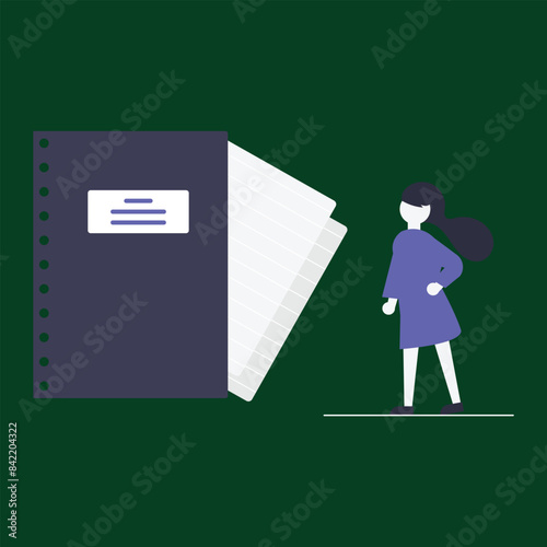 Students concept illustration