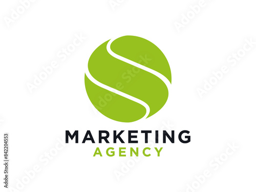 Letter S logo design template.