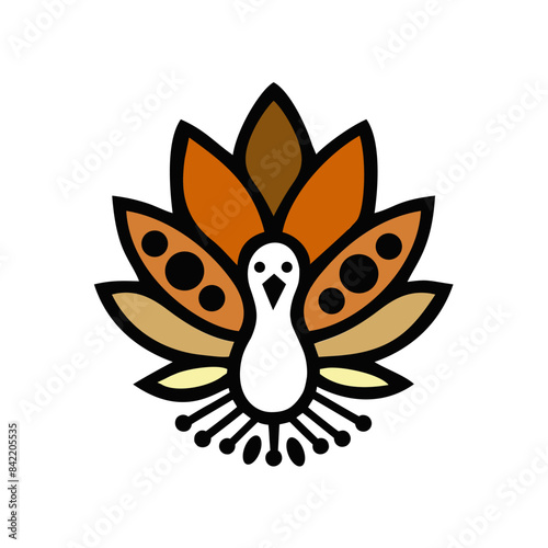 a bird showing off its beautiful tail