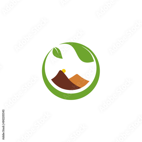 mountains and nature when sunny