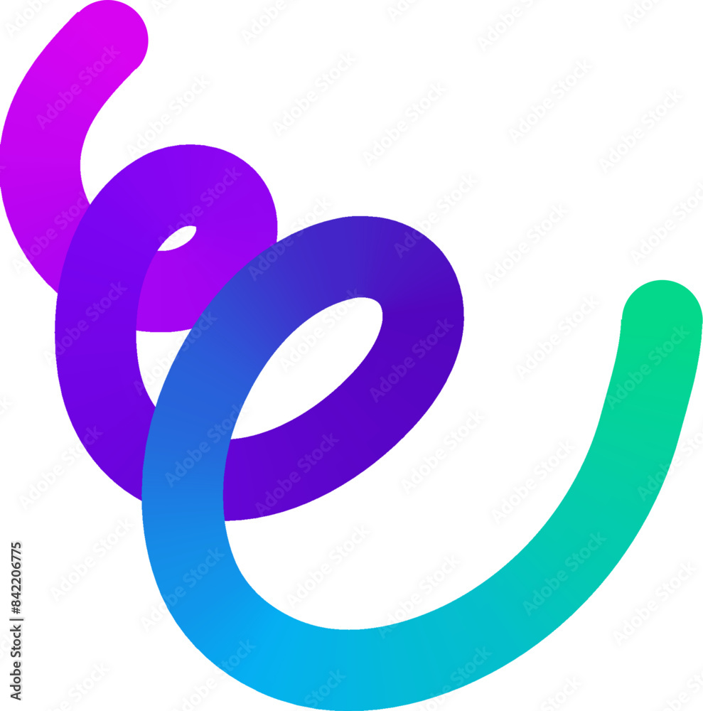 gradient flowing line scribble neon worm gradient flowing line scribble neon worm