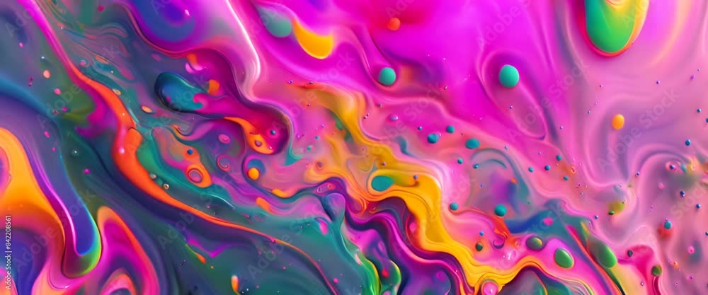 Vibrant Abstract Background with Colorful Liquid Patterns Abstract background with a colorful liquid pattern in pink, blue, yellow, green, purple, pink, green, blue Vibrant Abstract Background with Colorful Liquid Patterns Abstract background with a colorful liquid pattern in pink, blue, yellow, green, purple, pink, green, blue