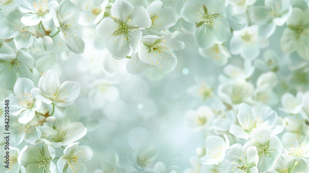 Fototapeta premium spring flowers background