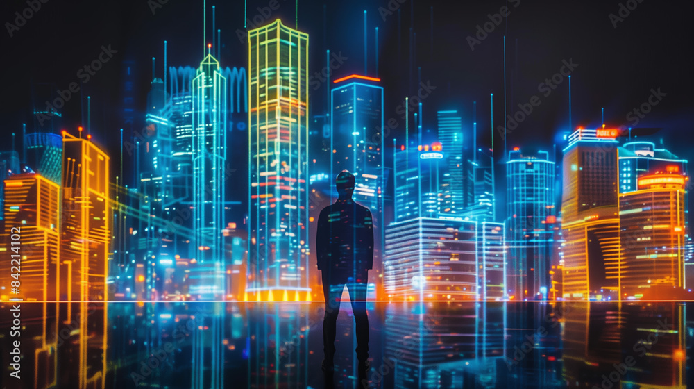 Holographic Urban Metropolis: AI Future Holographic Urban Metropolis: AI Future