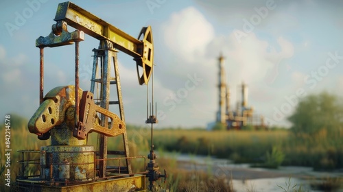 Oil and gas industry. The oil industry is a global industry that deals in the exploration, extraction, refining, transportation, and marketing of petroleum products. AIG535 photo