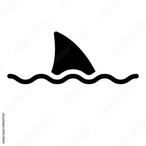 shark fin icon 