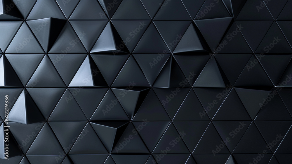 Close-up black cube wall on white background Close-up black cube wall on white background