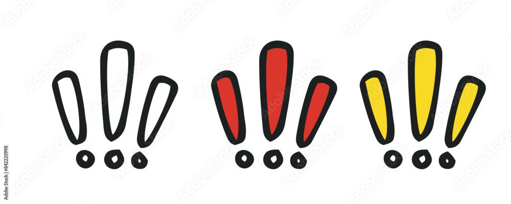 Fototapeta premium warning danger flat icon design