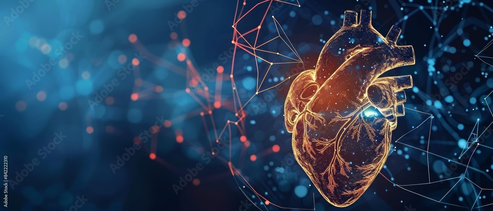 An artificial intelligence system analyzing heart health data to predict and prevent cardiovascular diseases