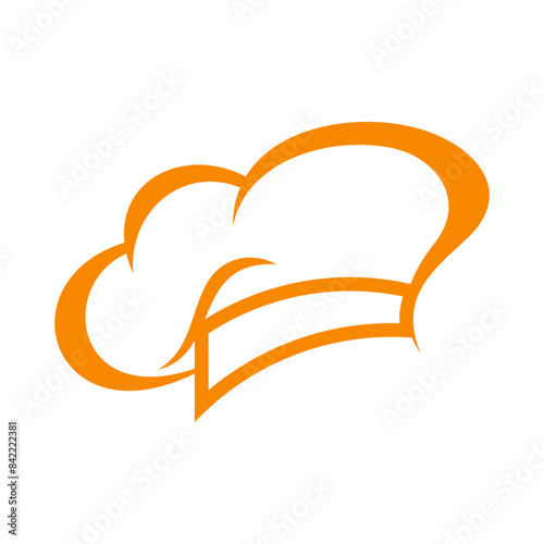 Chef Hat Vector Logo Design Template