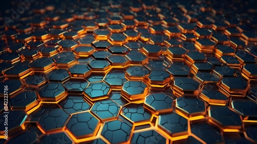 Hexagonal Patterned Background