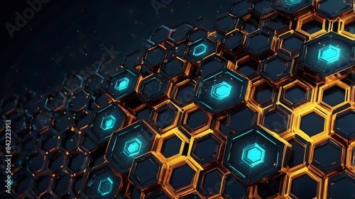 Hexagonal Patterned Background