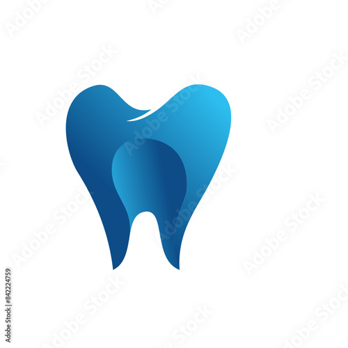 design with a dental concept, suitable for your company logo, especially in the dental health sector.