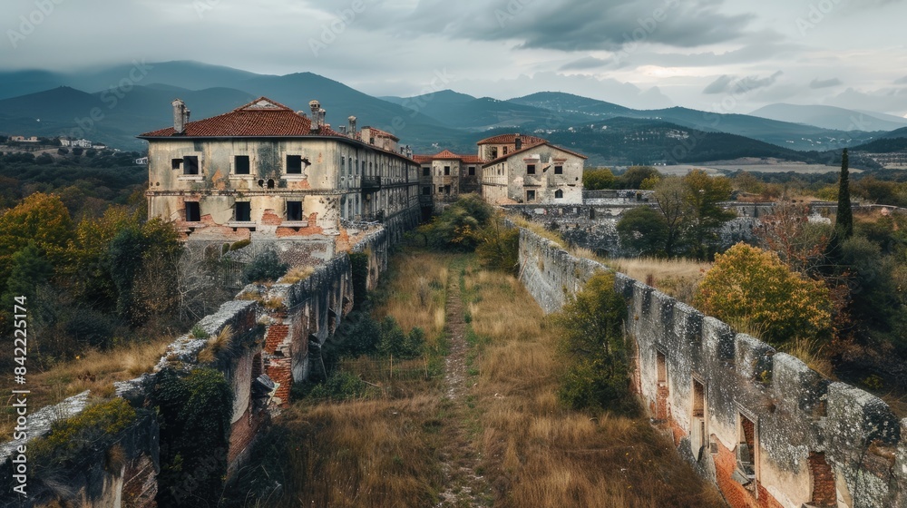 Naklejka premium former military fortress
