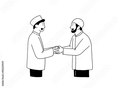 Forgive each other at eid moment