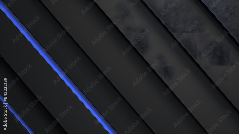 Dark grey black abstract background with blue glowing lines design for social media post, business, advertising event. Modern technology innovation concept background Dark grey black abstract background with blue glowing lines design for social media post, business, advertising event. Modern technology innovation concept background