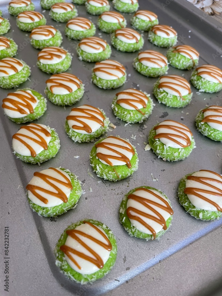 Homemade Malaysian biscuits during celebration of Eid Mubarak called ...