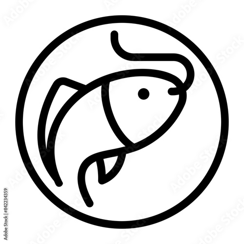 fish line icon