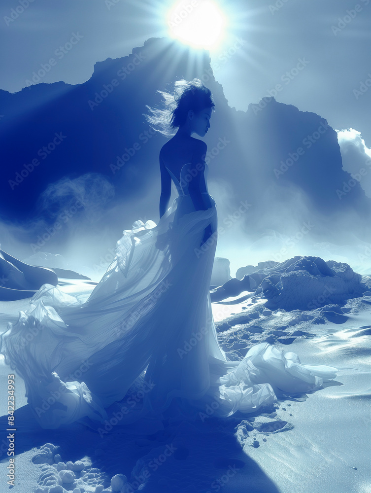 High end fashion - magazine style photo of a girl in extravagant angles costume.
High end fashion - magazine style photo of a girl in extravagant angles costume.