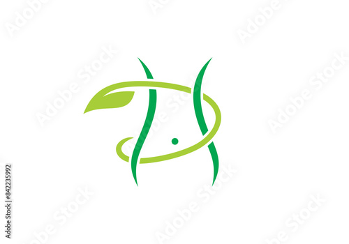 creative female body beauty skin care logo design