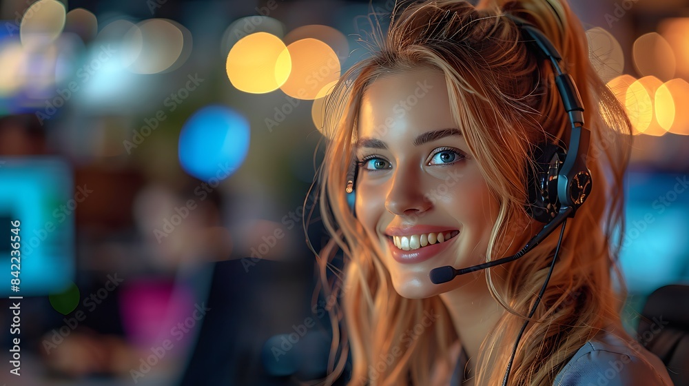 customer service agent being celebrated with a bonus for their excellent service at a call center customer service agent being celebrated with a bonus for their excellent service at a call center