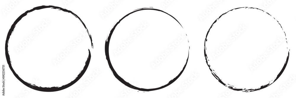 Hand drawn circle line sketch set. Vector circular scribble doodle round circles for message note mark design element. Pencil or pen graffiti bubble or ball draft illustration.
Hand drawn circle line sketch set. Vector circular scribble doodle round circles for message note mark design element. Pencil or pen graffiti bubble or ball draft illustration.