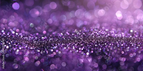 Vibrant Liquid Droplets on Violet Petals