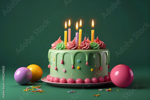 Celebrate with Cake: Beautiful Birthday Cake Concepts  photo