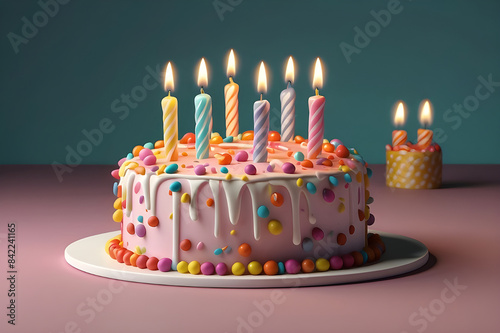 Celebrate with Cake: Beautiful Birthday Cake Concepts  photo