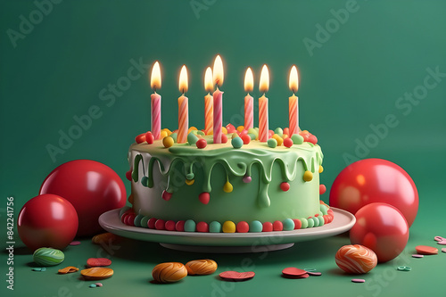 Celebrate with Cake: Beautiful Birthday Cake Concepts  photo