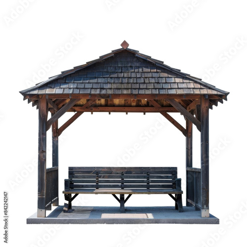 park shelter on transparent background, single object