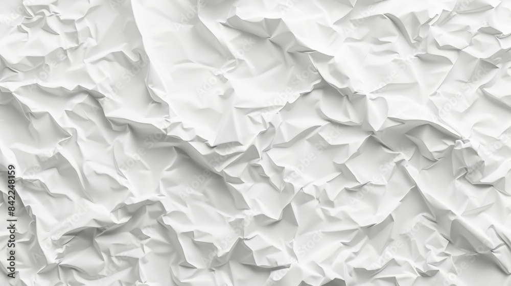 Fototapeta premium white crumpled paper texture
