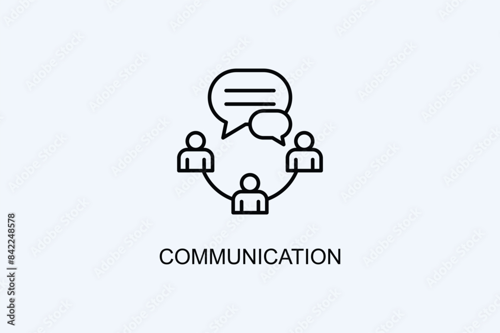 Communication Vector Icon Or Logo Illustration Communication Vector Icon Or Logo Illustration