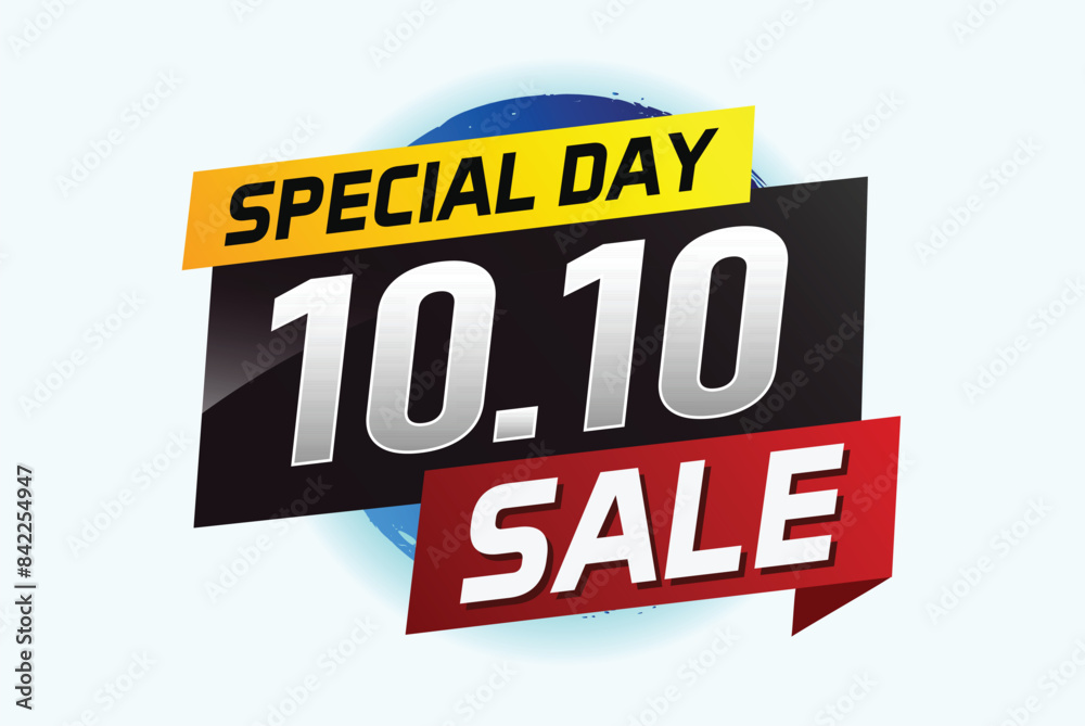 10.10 Special day sale word concept vector illustration with ribbon and 3d style for use landing page, template, ui, web, mobile app, poster, banner, flyer, background, gift card, coupon
10.10 Special day sale word concept vector illustration with ribbon and 3d style for use landing page, template, ui, web, mobile app, poster, banner, flyer, background, gift card, coupon