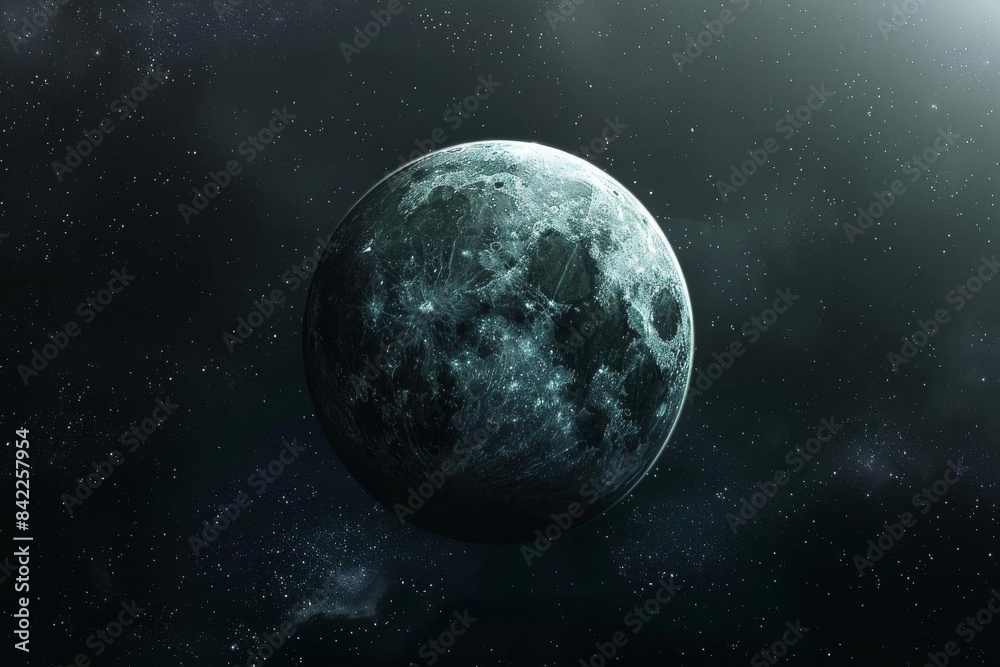 Fototapeta premium Moonlit Nature Science World