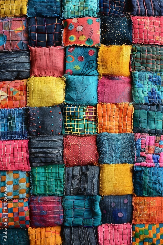Several rows of rectangle stones that are decorated with different types of flowers, colors, designs, and shapes. Several rows of rectangle stones that are decorated with different types of flowers, colors, designs, and shapes.