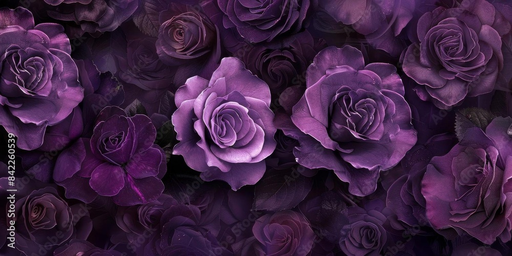Vibrant Flower Petals in Botany Concept Vibrant Flower Petals in Botany Concept
