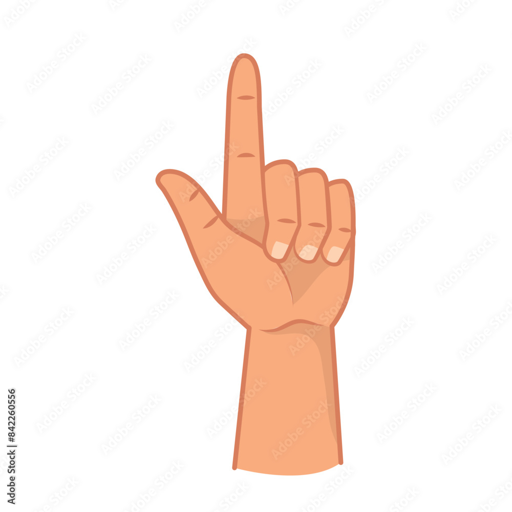 pointing up left handed pointing up left handed