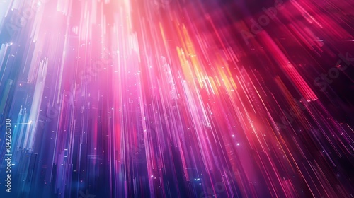 Abstract colorful light streaks background photo