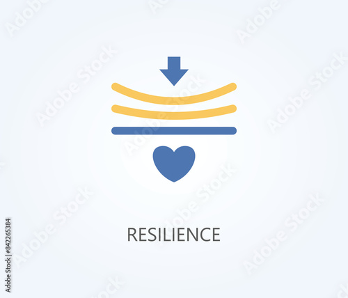  Resilience Vector, Icon Or Logo Sign Symbol Illustration 