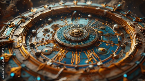 Wallpaper Mural Horoscope wheel with space for your text in an editorial composition Torontodigital.ca