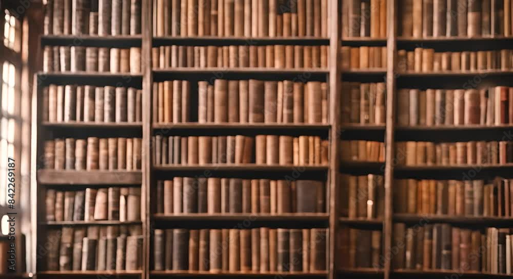 Timeless Tomes: Sliding Through Antique Book Towers in a Library 12 Timeless Tomes: Sliding Through Antique Book Towers in a Library 12