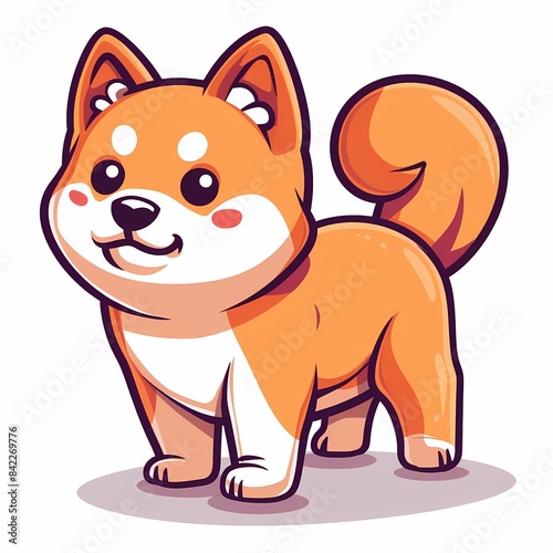 Cute shiba inu dog © Abul