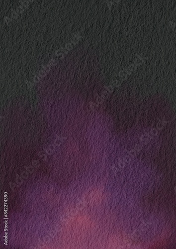Abstract purple, pink and black cloud background illustration for decoration on fantasy, night sky and fashion. photo