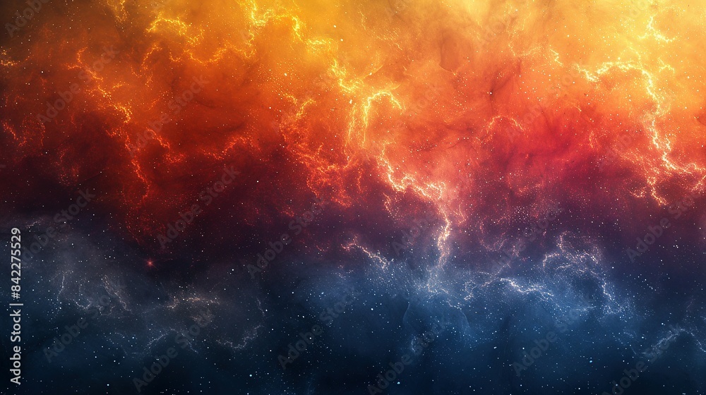 Sizzling Summer Spectrum: Teal-Orange-Red-Blue Noise Design
